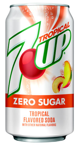 7Up Zero Tropical 12oz Can