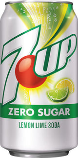 7up Zero Lemon Lime 12oz Can