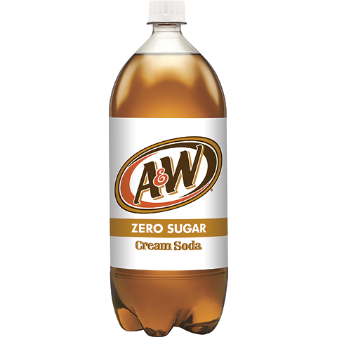 A&W Zero Cream Soda 2L Plastic Bottle