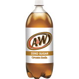 A&W Zero Cream Soda 2L Plastic Bottle