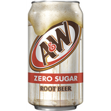 A&W Zero Root Beer 12oz Can