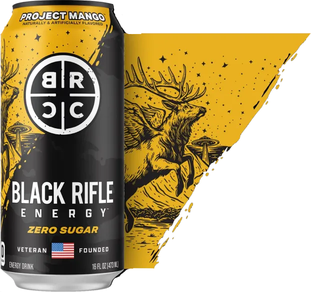 Black Rifle Energy Project Mango 16oz Can