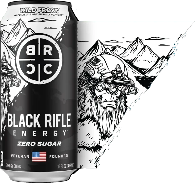 Black Rifle Energy Wild Frost 16oz Can