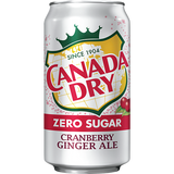 Canada Dry Zero Cranberry Ginger Ale 12oz Can