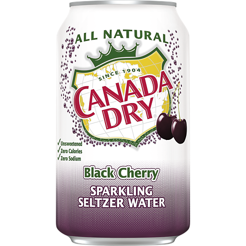 Canada Dry Black Cherry 12oz Can