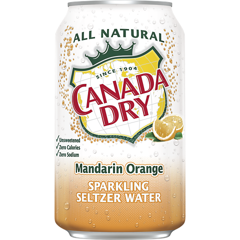 Canada Dry Mandarin Orange 12oz Can