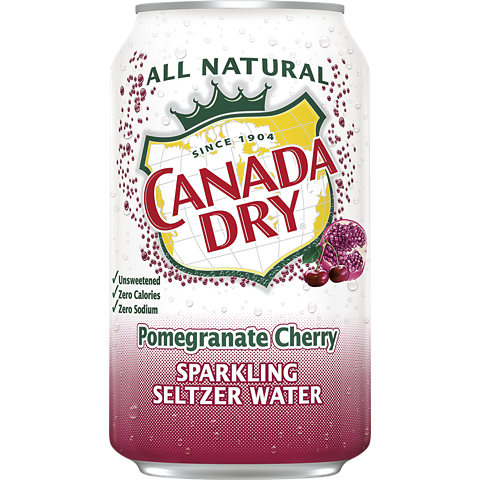 Canada Dry Pomegranate Cherry 12oz Can