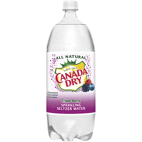 Canada Dry Triple Berry Sparkling Seltzer 2L