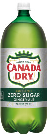 Canada Dry Zero Ginger Ale 2L Plastic Bottle