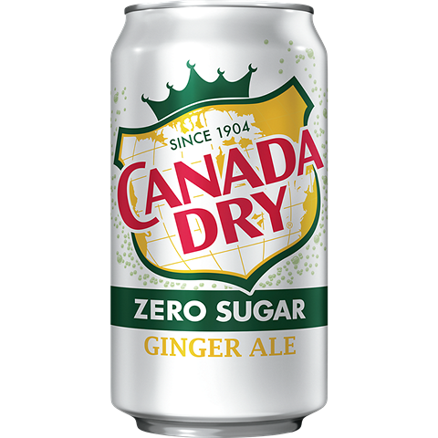 Canada Dry Zero Ginger Ale 12oz Can