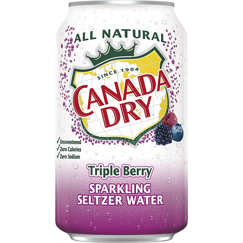 Canada Dry Triple Berry 12oz Can