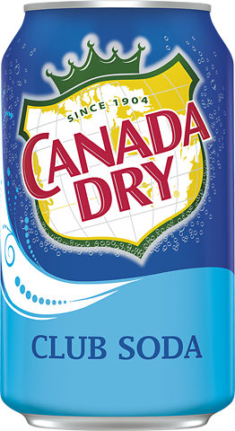 Canada Dry Club Soda 12oz Can