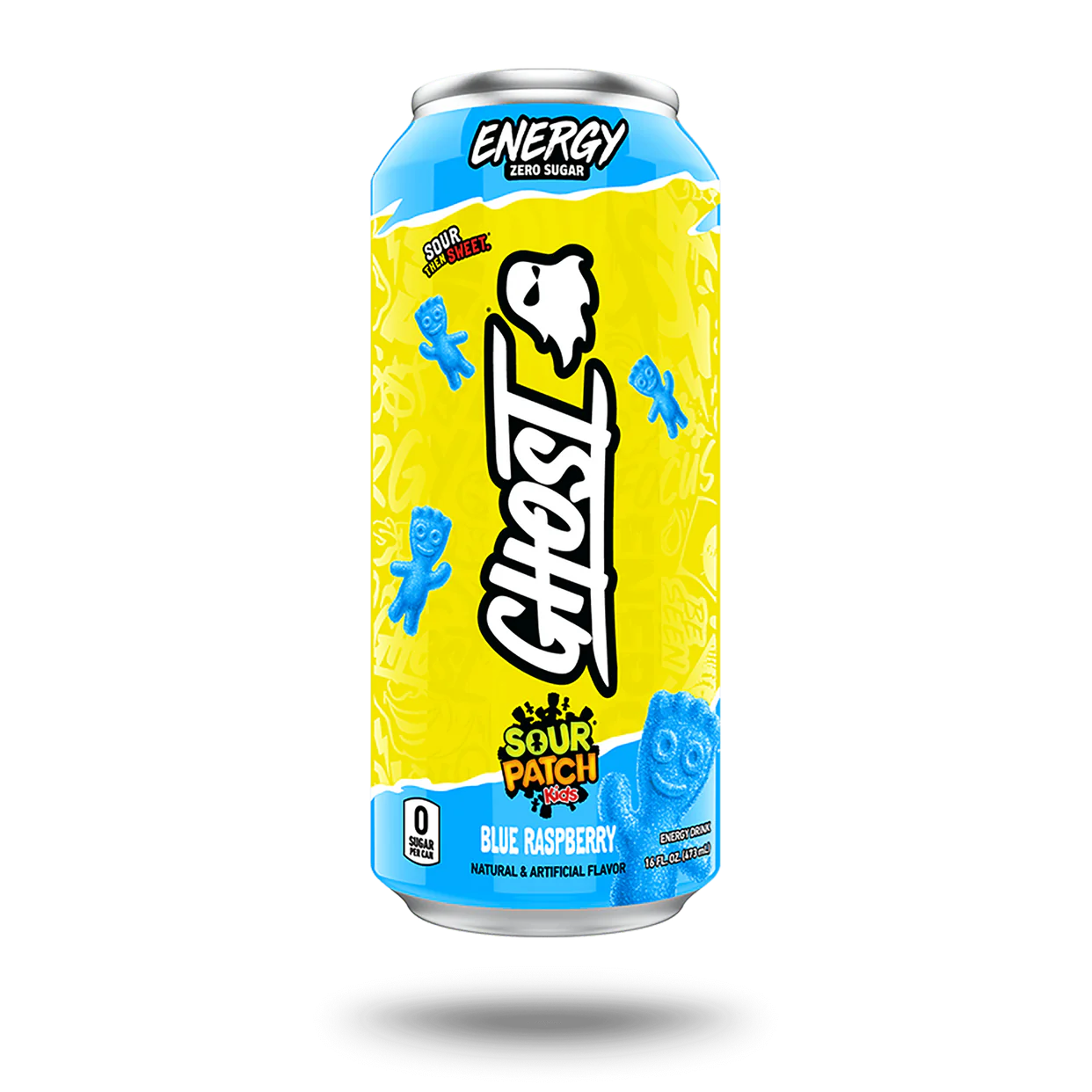 Ghost Sour Patch Blue Raspberry 16oz Can