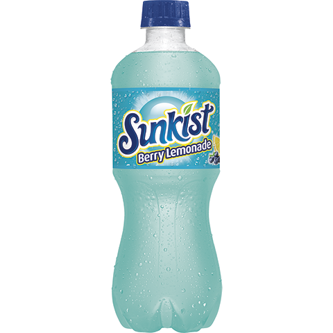 Sunkist Berry Lemonade 20oz Plastic Bottle