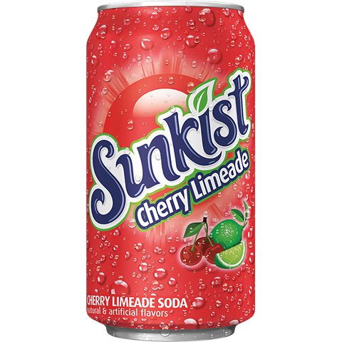 Sunkist Cherry Lime 12oz Can