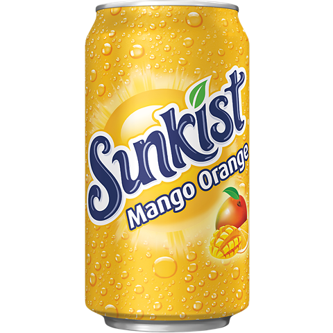 Sunkist Mango Orange 12oz Can