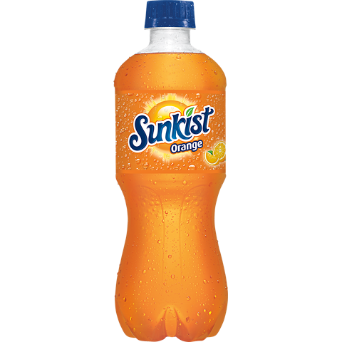 Sunkist Orange 20oz Plastic Bottle