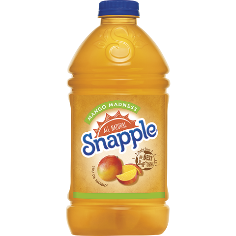 Snapple Mango Madness 64oz Plastic Bottle