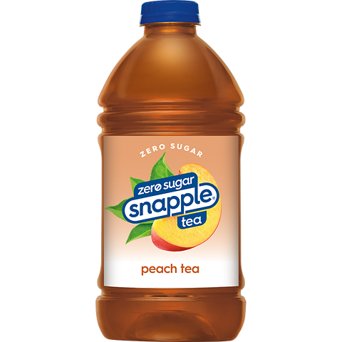 Snapple Zero Peach Tea 64oz Plastic Bottle