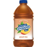 Snapple Zero Peach Tea 64oz Plastic Bottle