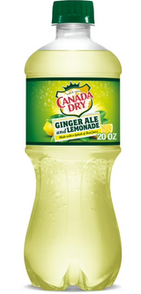 Canada Dry Lemonade Ginger 20z Plastic Bottle