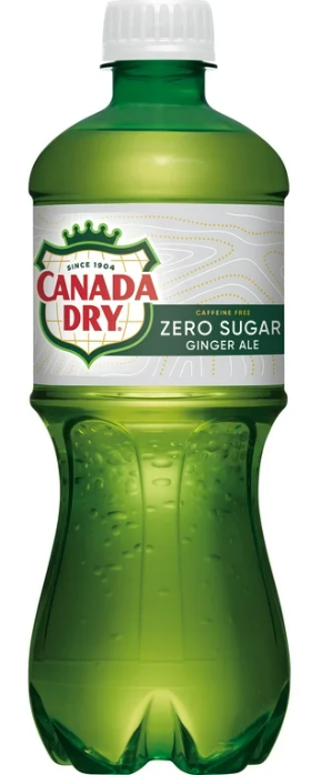 Canada Dry Zero Ginger Ale 20oz