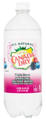 Canada Dry Triple Berry 1L Plastic Bottle