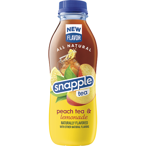 Snapple Peach Tea & Lemonade 16oz Plastic