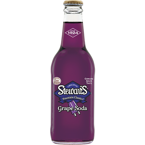 Stewarts Grape 12oz Glass Bottle