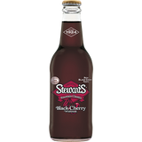 Stewarts Black Cherry 12oz Glass Bottle