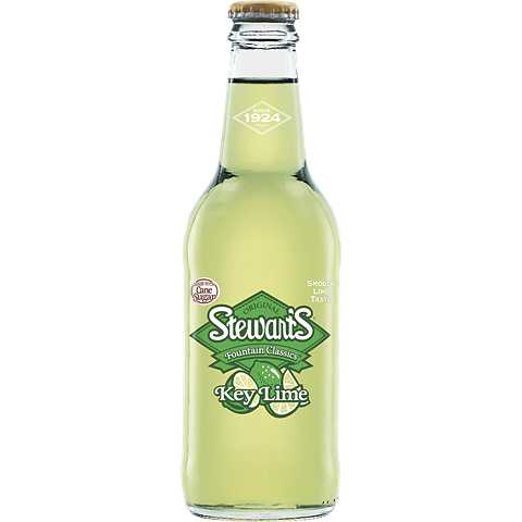 Stewarts Key Lime 12oz Glass Bottle