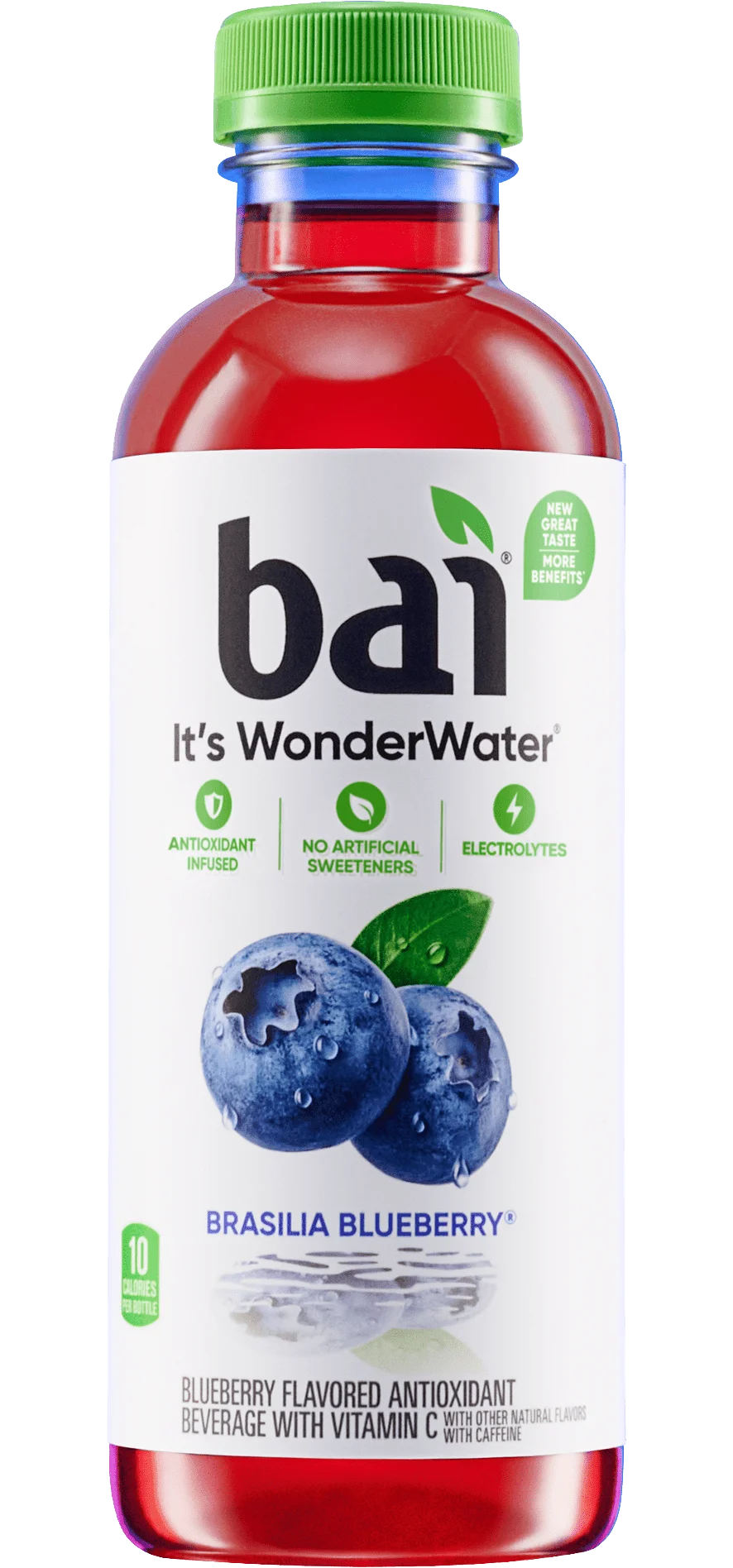 Bai Brasilia Blueberry 18oz Plastic Bottle