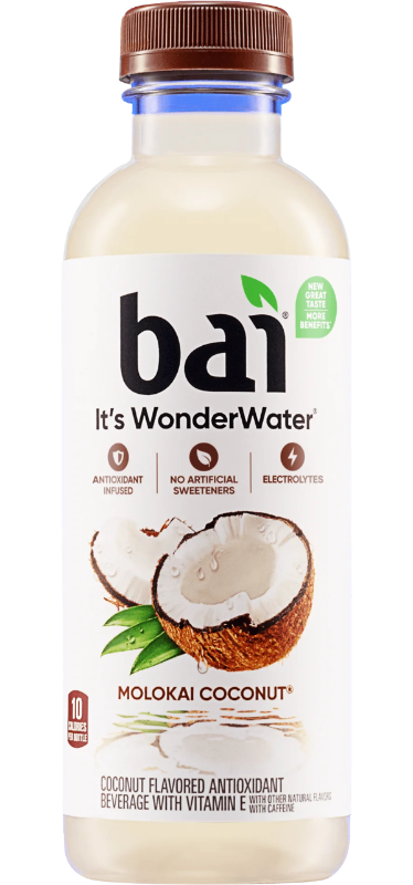 Bai Molokai Coconut 18oz Plastic Bottle