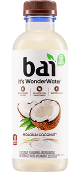 Bai Molokai Coconut 18oz Plastic Bottle