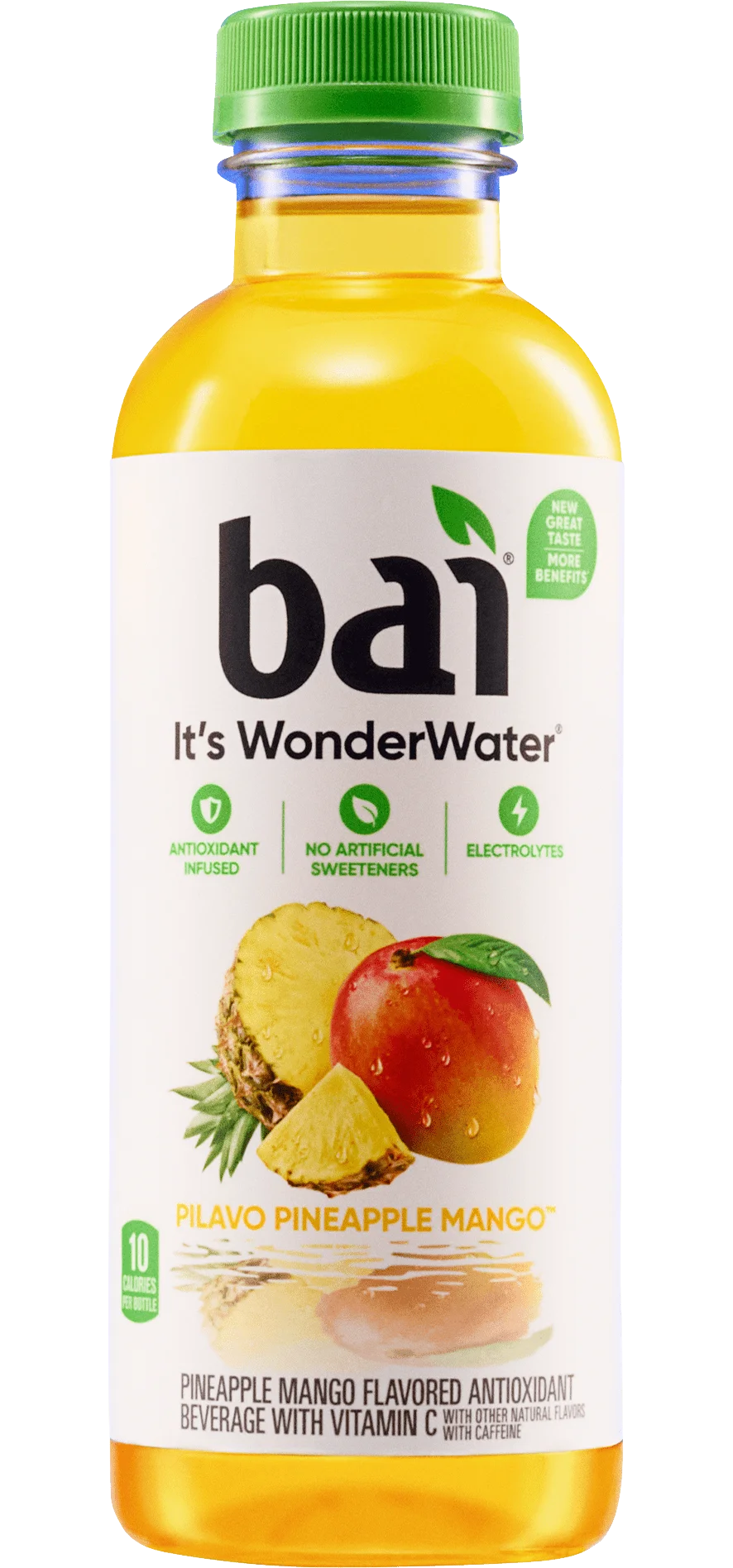 Bai Pineapple Mango 18oz Plastic Bottle